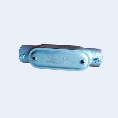 China Hot Dip Galvanized Malleable Iron Junction Box Conduit Darcromate Finish supplier